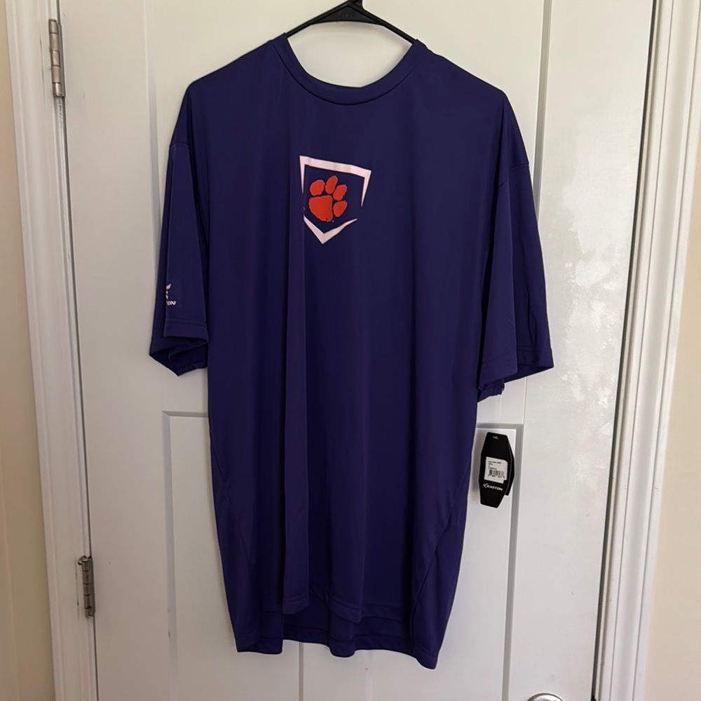Purple Men's Shirt with Logo